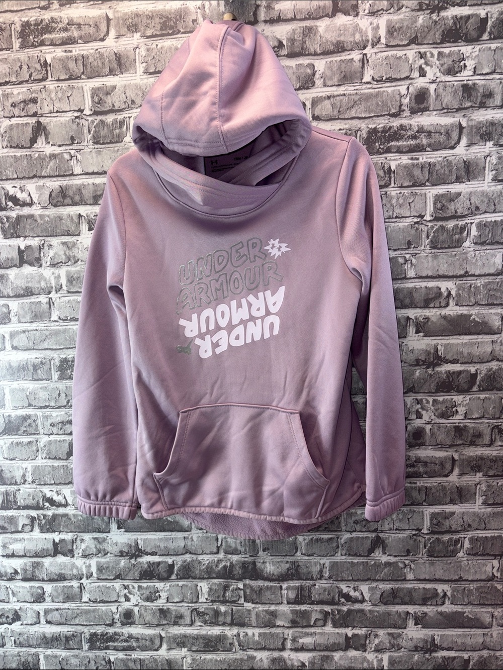 Under Armour Pink Lavender Girls' Hooded Pullover